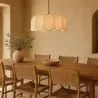 Suspension lampe Beige en lin – Style naturel et intemporel – Deral image 7