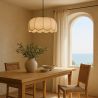 Suspension lampe Beige en lin – Style naturel et intemporel – Deral image 7