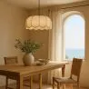 Suspension lampe Beige en lin – Style naturel et intemporel – Deral image 7