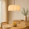 Suspension lampe Beige en lin – Style naturel et intemporel – Deral image 7
