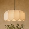 Suspension lampe Beige en lin – Style naturel et intemporel – Deral image 7