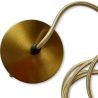 Câble de lampe suspendue doré vieilli avec hauteur réglable - Berrey image 7
