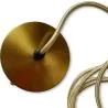 Câble de lampe suspendue doré vieilli avec hauteur réglable - Berrey image 7