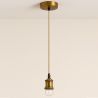 Câble de lampe suspendue doré vieilli avec hauteur réglable - Berrey image 7
