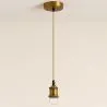 Câble de lampe suspendue doré vieilli avec hauteur réglable - Berrey image 7