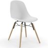 Pack Table Hairpin (90x150 cm) + 6 Chaises de Salle à Manger Nórdicas Skögur image 7
