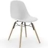 Pack Table Hairpin (90x150 cm) + 6 Chaises de Salle à Manger Nórdicas Skögur image 7