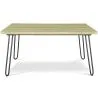 Pack Table Hairpin (90x150 cm) + 6 Chaises de Salle à Manger Nórdicas Skögur image 7