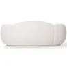 Canapé Courbe Rembourré En Bouclé Blanc – Design Moderne Et Élégant - Sorela image 7
