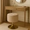 Tabouret Avec Rangement Rembourré En Chenille - Tony image 7