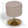 Tabouret Avec Rangement Rembourré En Chenille - Tony image 7