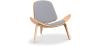 Fauteuil design - Fauteuil scandinave - Revêtement en tissu - Lucy image 7