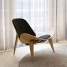 Fauteuil design - Fauteuil scandinave - Revêtement en tissu - Lucy image 7