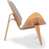 Fauteuil design - Fauteuil scandinave - Revêtement en tissu - Lucy image 7