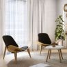 Fauteuil design - Fauteuil scandinave - Revêtement en tissu - Lucy image 7