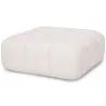 Pouf Modulaire Rembourré En Tissu Bouclé - Design Moderne – Compatible Avec Le Canapé Modulaire Bianca image 7