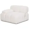 Fauteuil D’Angle Droit - Rembourré En Tissu Bouclé - Compatible Avec Le Canapé Modulaire Bianca image 7