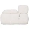 Fauteuil D’Angle Droit - Rembourré En Tissu Bouclé - Compatible Avec Le Canapé Modulaire Bianca image 7