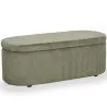 Banc Avec Rangement Interne Rembourré En Tissu Velours Côtelé - Eiren image 7
