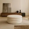 Ottoman Moderne Avec Rangement Rembourré En Tissu Bouclé Multifonction Comme Table Basse - Dass image 7