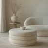 Ottoman Moderne Avec Rangement Rembourré En Tissu Bouclé Multifonction Comme Table Basse - Dass image 7