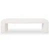 Banc Rembourré En Tissu Bouclé Blanc - Moderne Élégant Minimaliste - Karla image 7
