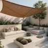 Auvent en fibre de coco 4x4M - Voile d’ombrage 100 % Naturelle image 7