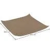 Auvent en fibre de coco 5x5M - Voile d’ombrage 100 % Naturelle image 7