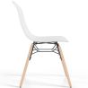 Chaise de salle à manger avec pieds en bois naturel – Style moderne et fonctionnalité -Broly image 7