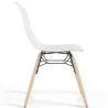 Chaise de salle à manger avec pieds en bois naturel – Style moderne et fonctionnalité -Broly image 7