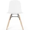 Chaise de salle à manger avec pieds en bois naturel – Style moderne et fonctionnalité -Broly image 7