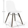 Chaise de salle à manger avec pieds en bois foncé – Style moderne et fonctionnalité - Broly image 7