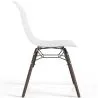 Chaise de salle à manger avec pieds en bois foncé – Style moderne et fonctionnalité - Broly image 7