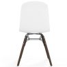 Chaise de salle à manger avec pieds en bois foncé – Style moderne et fonctionnalité - Broly image 7