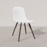 Chaise de salle à manger avec pieds en bois foncé – Style moderne et fonctionnalité - Broly image 7