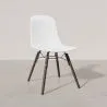 Chaise de salle à manger avec pieds en bois foncé – Style moderne et fonctionnalité - Broly image 7