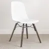 Chaise de salle à manger avec pieds en bois foncé – Style moderne et fonctionnalité - Broly image 7