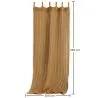 Ombre Rideau Auvent Fibre de Coco 2,5x2M – Voile d'Ombrage 100% Naturelle image 7