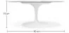 Table à manger ronde en marbre - 90cm - Tuli image 7