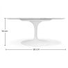 Table à manger ronde en marbre - 90cm - Tuli image 7