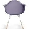 Chaise à bascule moderne en tissu rembourré – Style nordique - Nordika image 7