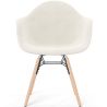Chaise avec accoudoirs - Rembourrée en bouclé - Scandinave - Salle à manger, bureau ou salle d'attente - Nordika image 7