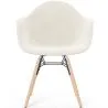 Chaise avec accoudoirs - Rembourrée en bouclé - Scandinave - Salle à manger, bureau ou salle d'attente - Nordika image 7
