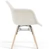 Chaise avec accoudoirs - Rembourrée en bouclé - Scandinave - Salle à manger, bureau ou salle d'attente - Nordika image 7