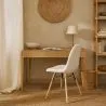 Chaise de salle à manger scandinave rembourrée en bouclé – Salle à manger ou bureau - Skögur image 7