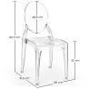 Chaise pour enfants Transparent - Victoria Queen image 7