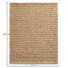 Tapis Fibre de coco naturelle 230x160 cm – Utilisation intérieure & extérieure – Mahou image 7