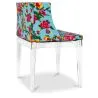 Chaise de salle à manger - Pieds transparents - Design à motifs - Mademoiselle image 7