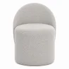 Tabouret Bas Rond – Siège Rembourré avec Dossier – Yaby image 7