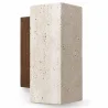 Applique murale – Applique murale en bois et travertin – Violette image 7